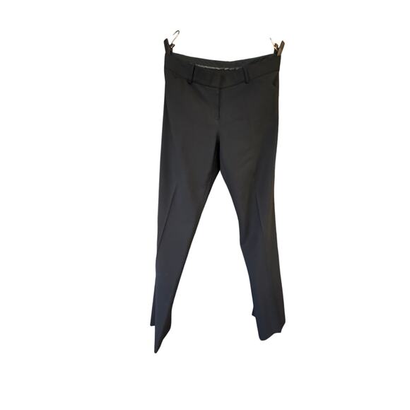 Theory Women’s Black Classic Wool Blend Straight Leg Dress Pants Size 8 - Picture 2 of 12
